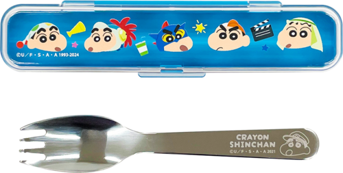 クレヨンしんちゃん ケース付きランチスプーン ムービーフェイス